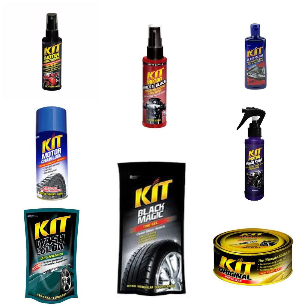 KIT MOTOR KIT MOBIL SHAMPOO PENGKILAP AN LIQUID CAR WAX WIPER FLUID SPONS MOBIL/shampo mobil/pengkil