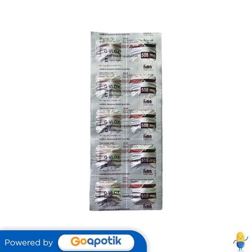 Q-Vlox 500 Mg Strip 10 Tablet