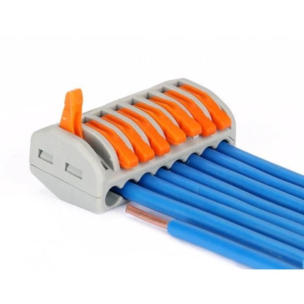 Konektor Kabel Wago 8 Wire Connector Terminal WAGO Connector 8 Wire WAGO 8 Wire Connector