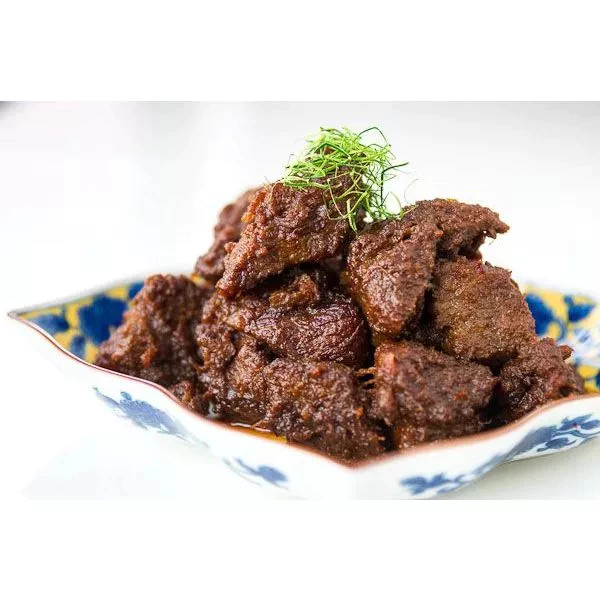 

Mamafuji - Rendang Daging 350gr (Mini Size) asli daging 100 % halal rendang mama fuji viral
