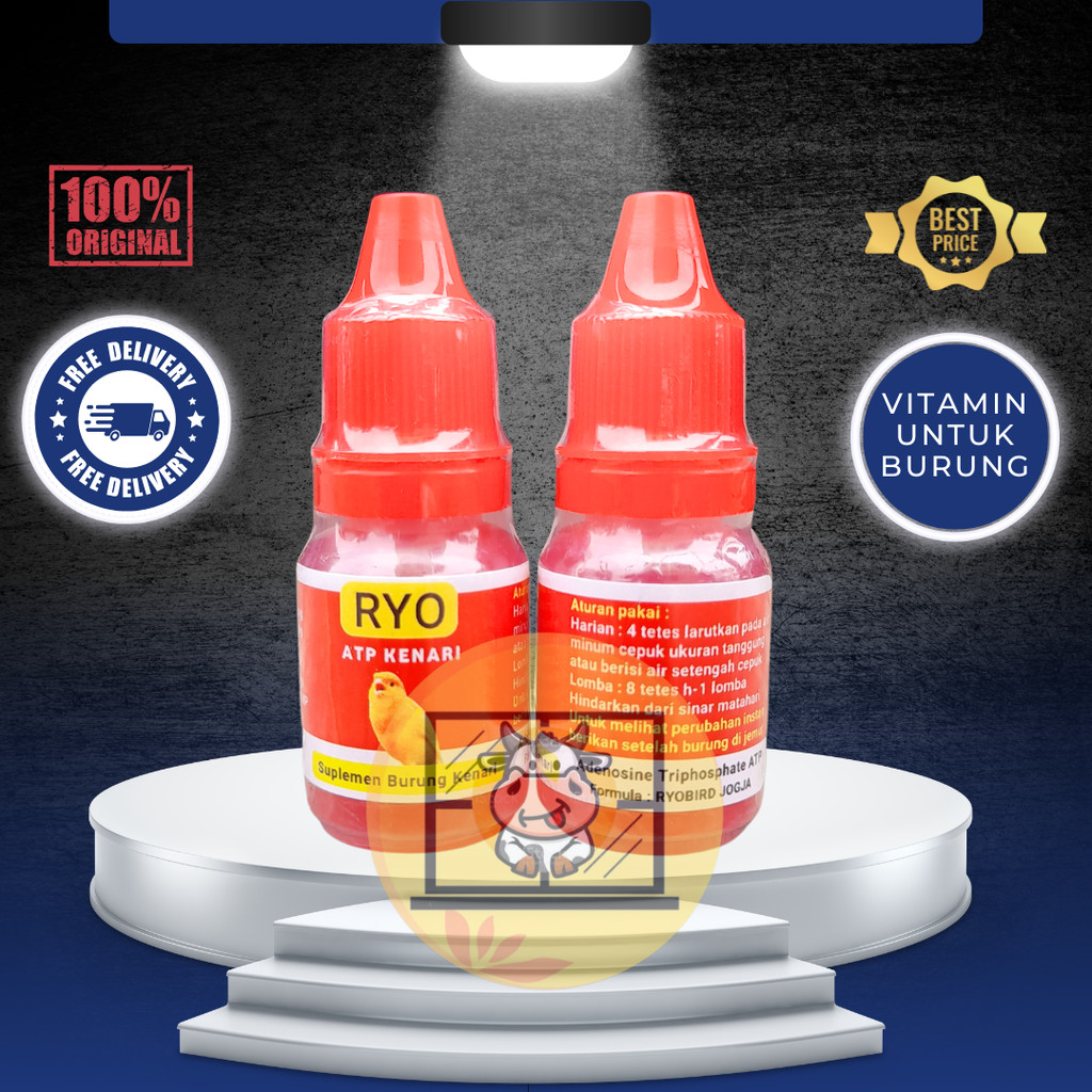 RYO ATP KENARI 10 ML - Suplemen ATP Vitamin Burung Kenari Energi Lebih Maksimal.