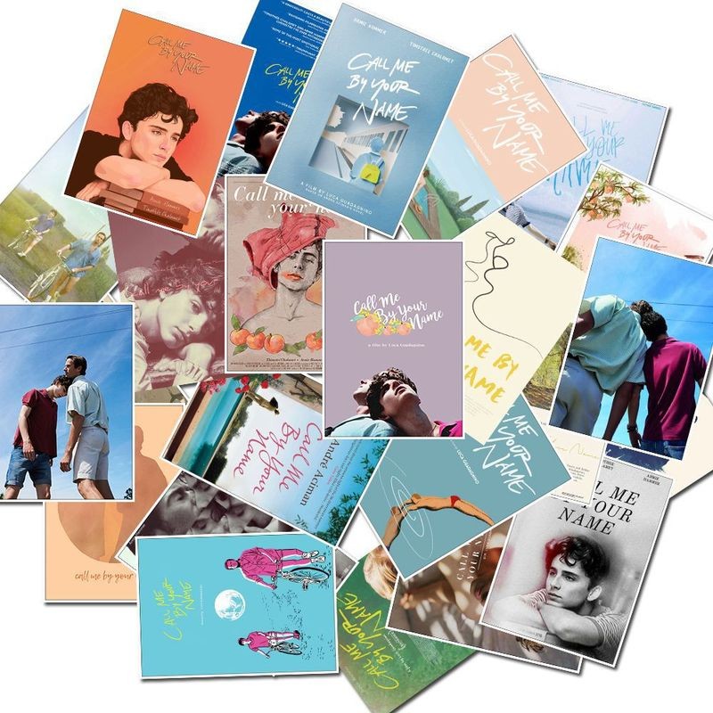 

25pcs/pack Award winning film Call Me by Your Name Stickers For Mobile Phone Car Moto Laptop Luggage Bicycle Skateboard Decal