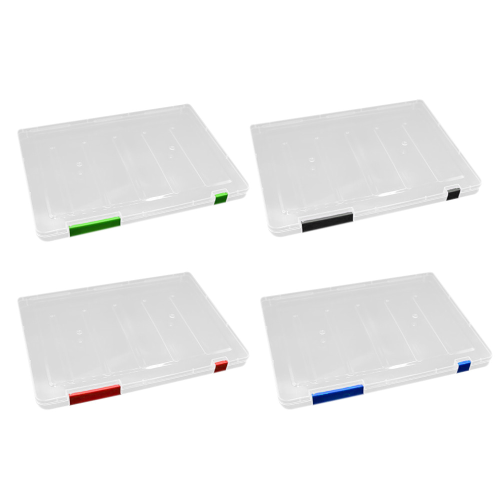 

4 Pcs Folder Storage Box Craft File Keeper Scrapbook Paper Boxes Case Documents Bag Holder Protector
