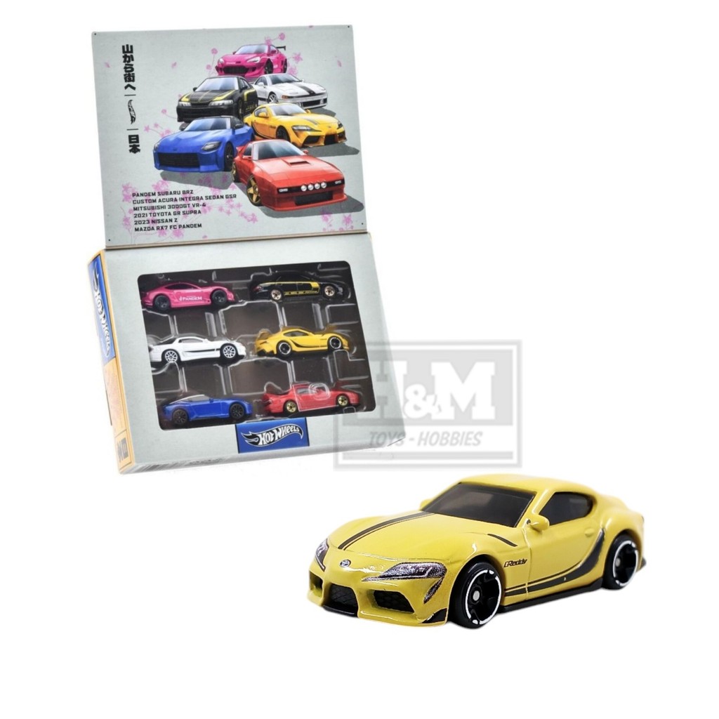 Hot Wheels Loose 2021 Toyota GR Supra Kuning - Loose From Streets of Japan Multipack