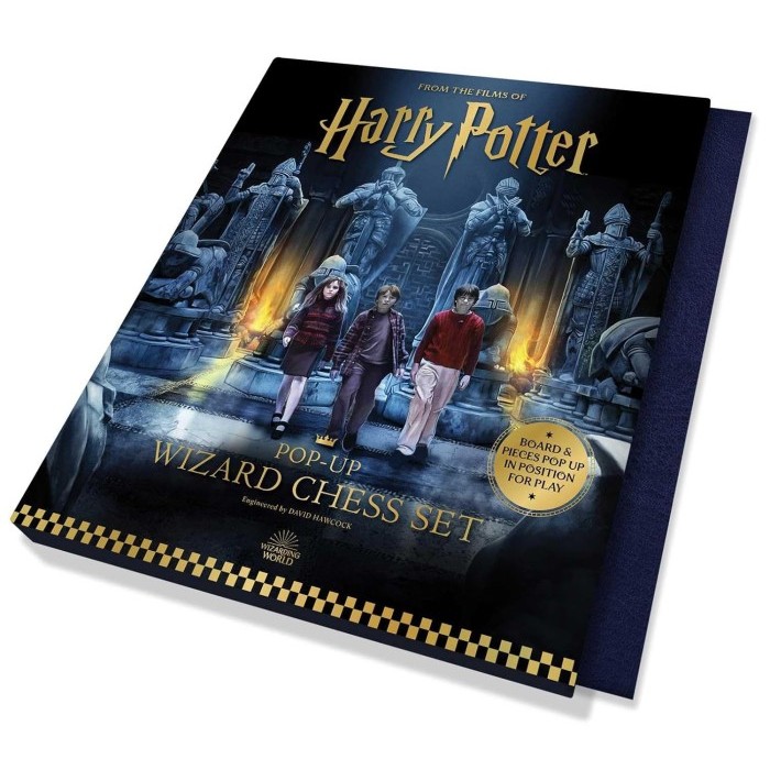 Harry Potter: The Pop-Up Wizard Chess Set (HC) – Pop up by David Hawcock