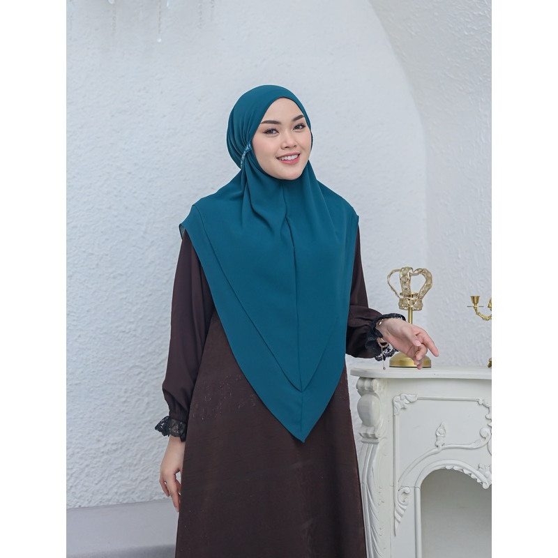COD THEWA - HIJAB | KERUDUNG | KHIMAR | BERGO | “KALINA 2.0”Lancip 2 LAYER