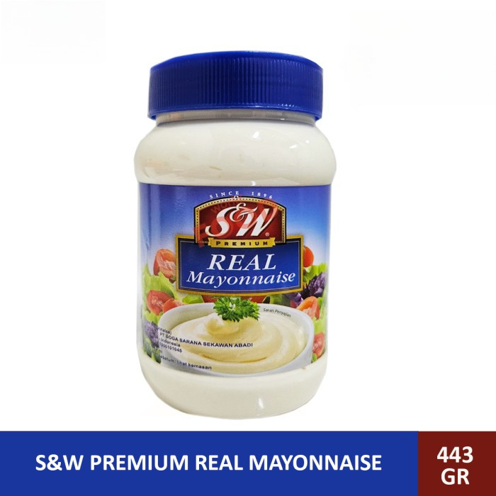 

S&W PREMIUM REAL MAYONNAISE 443GR - SW REAL MAYO