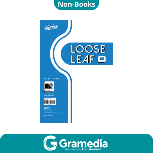 

[Gramedia Cijantung] Estudee - Loose Leaf Motif Polos Ukuran B5 Isi 50 Lembar