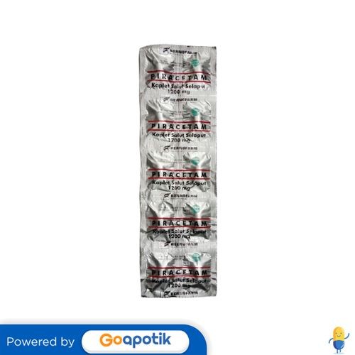Piracetam Bernofarm 1200 Mg Strip 10 Kaplet