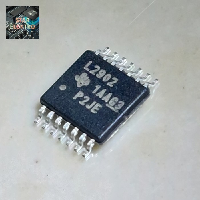 DnG27 L2902 TSSop-14 LM2902PWR LM2902 Lebar IC Quad OpAmp Texas 1.2MHz