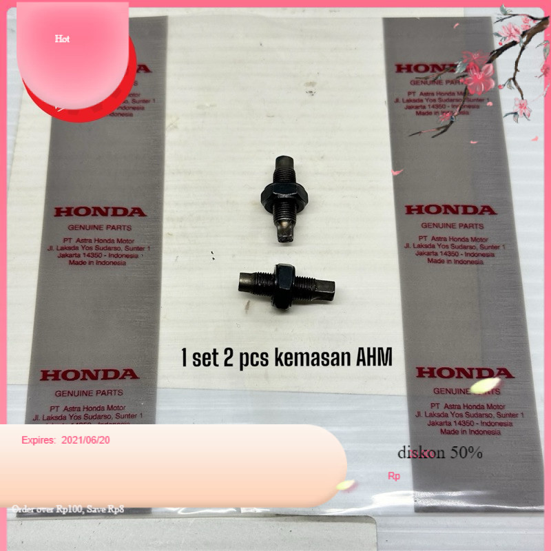 COD baut stelan klep honda bebek grand supra supra x prima legenda revo Baut setelan klep Supra x Gr