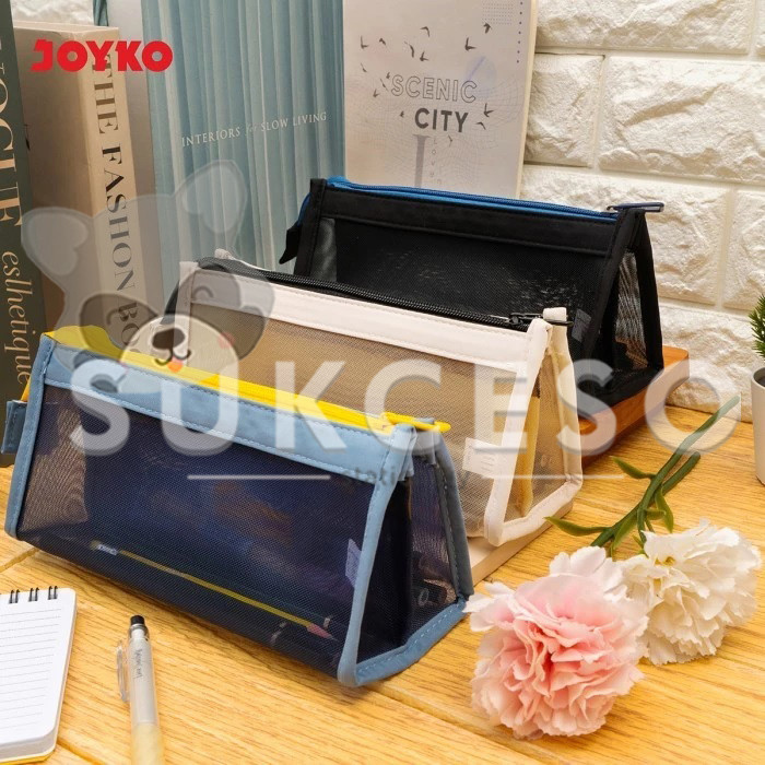 

Joyko Pencil Case PC-5022 - Kotak Pensil Jaring Double Big Storage