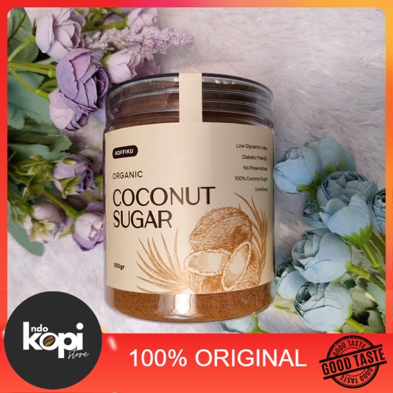 

KOFFIKU Coconut Sugar Organic Powder/ Gula Semut/ Gula Kelapa 350gr Murah Surabaya Indokopistore