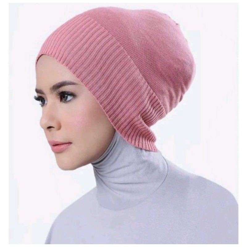 Ciput Rajut Kupluk I Inner Rajut Kupluk by yasbi hijab / yasbi hijab