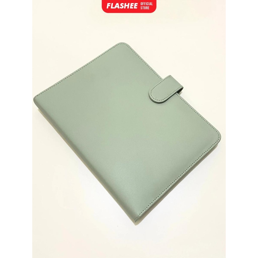 

Flashee Binder Polos B5 26 Ring Agenda Kulit Sintetis B5 Sage Buku Jurnal