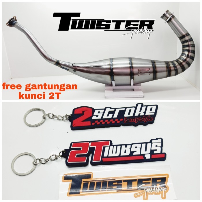 perut chamber knalpot Rs1 Ninja R/RR cobra 41 Gen 2 Rs1 original - Ninja RR