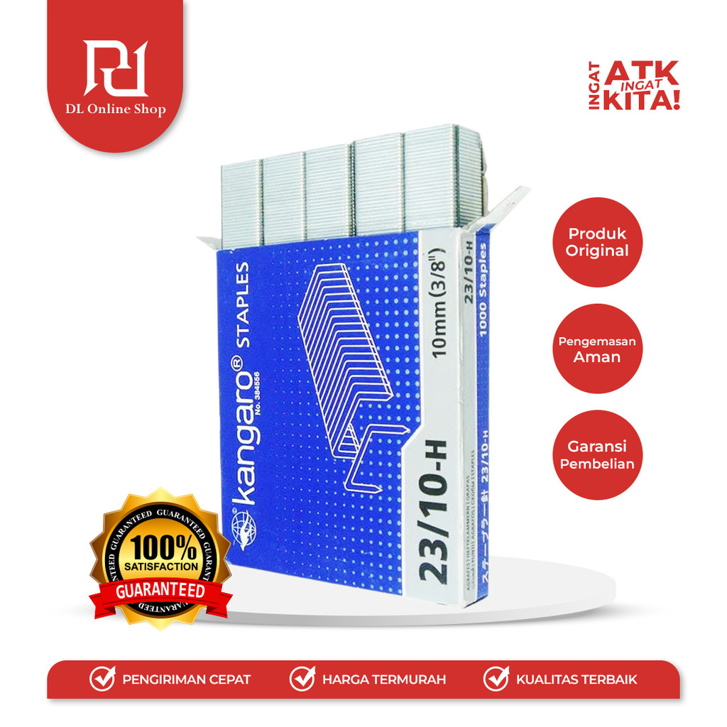

KANGARO ISI STAPLES 23/10 (1PACK/ 10BOX)