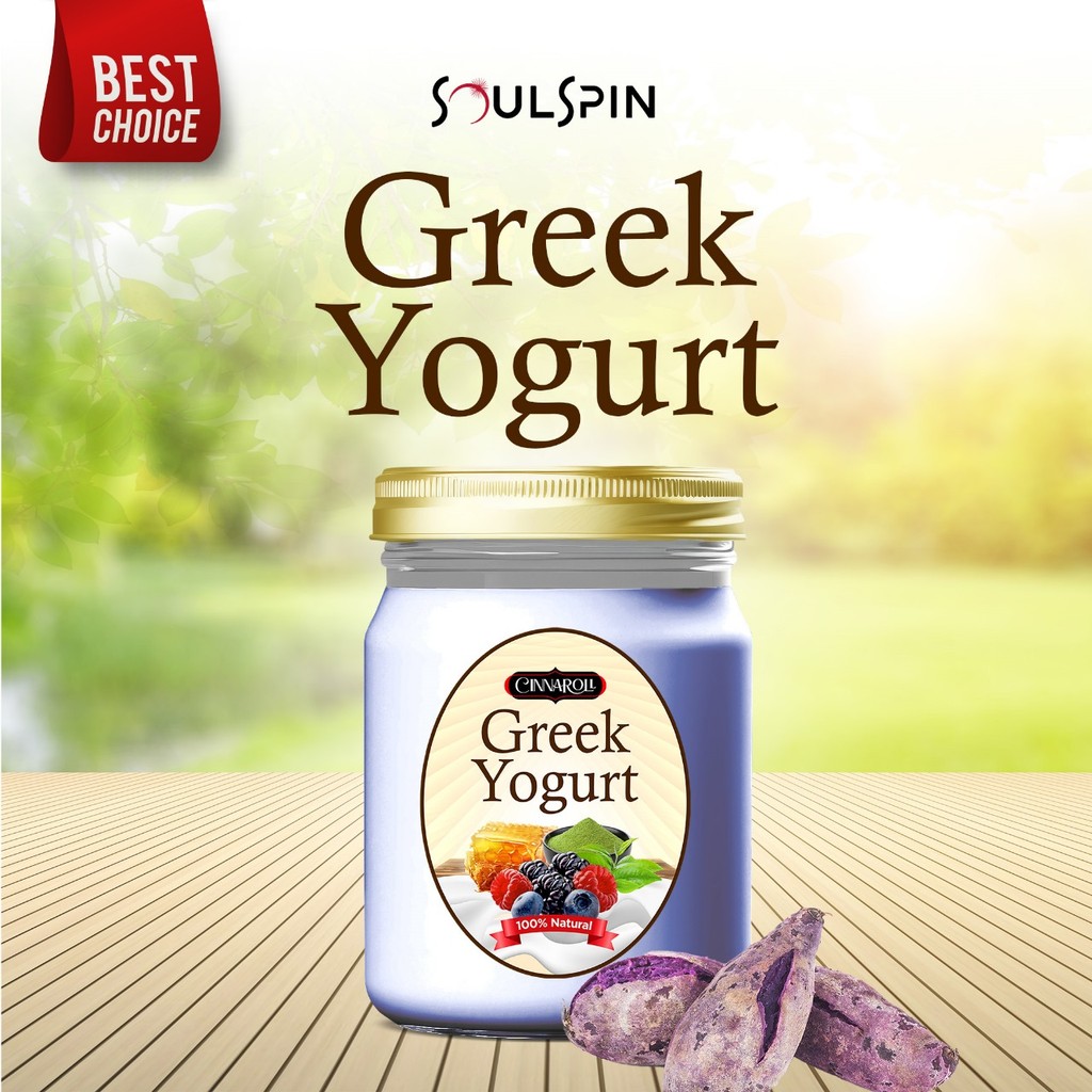 

Cinnaroll Greek Yogurt - Taro (with Live Active Probiotics - Yoghurt) 500gr