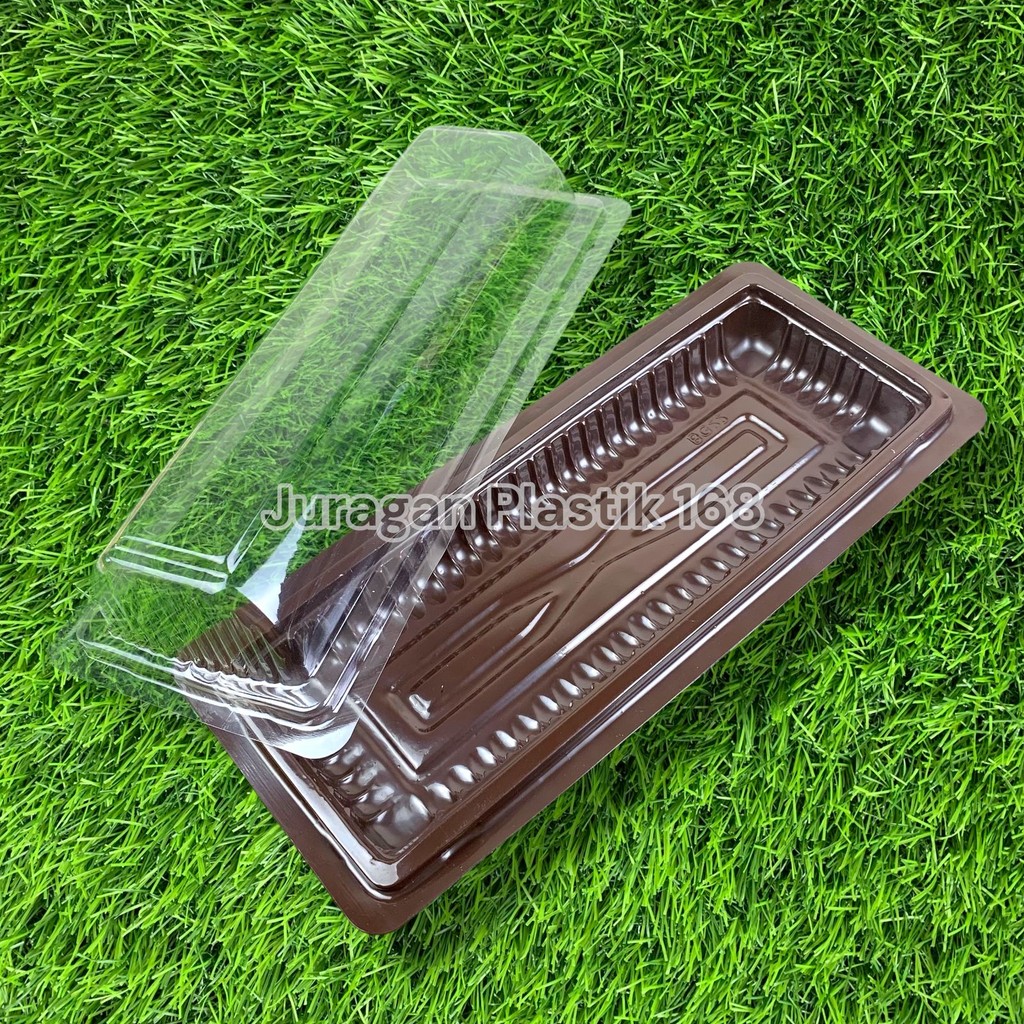 Mika Bolu Gulung 22cm - Isi 50Pcs / Tray Box Kue Brownies BG 22
