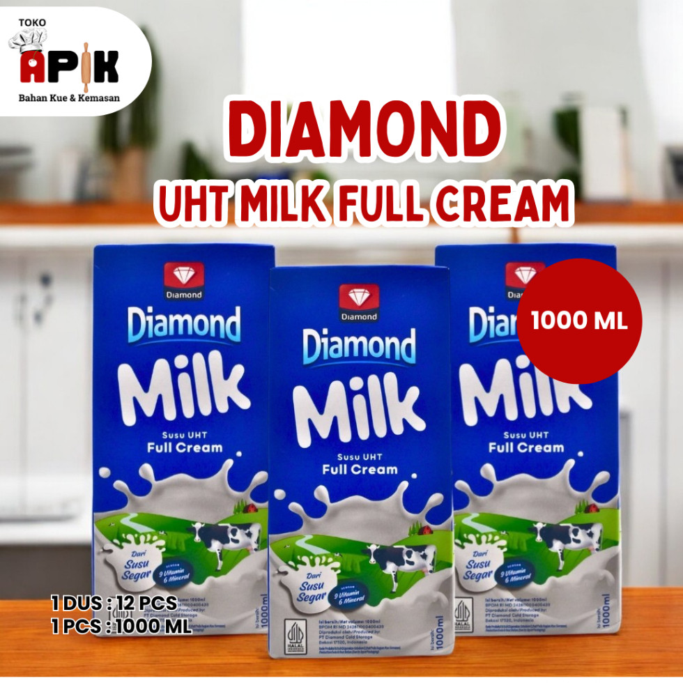

DIAMOND UHT MILK FULL CREAM 1000ML