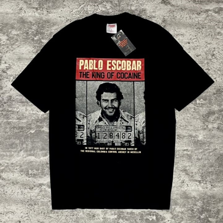 T-Shirt Kaos Baju skena cowok Cocaine Tidur Unisex Stay Real Pria dan Wanita Printing