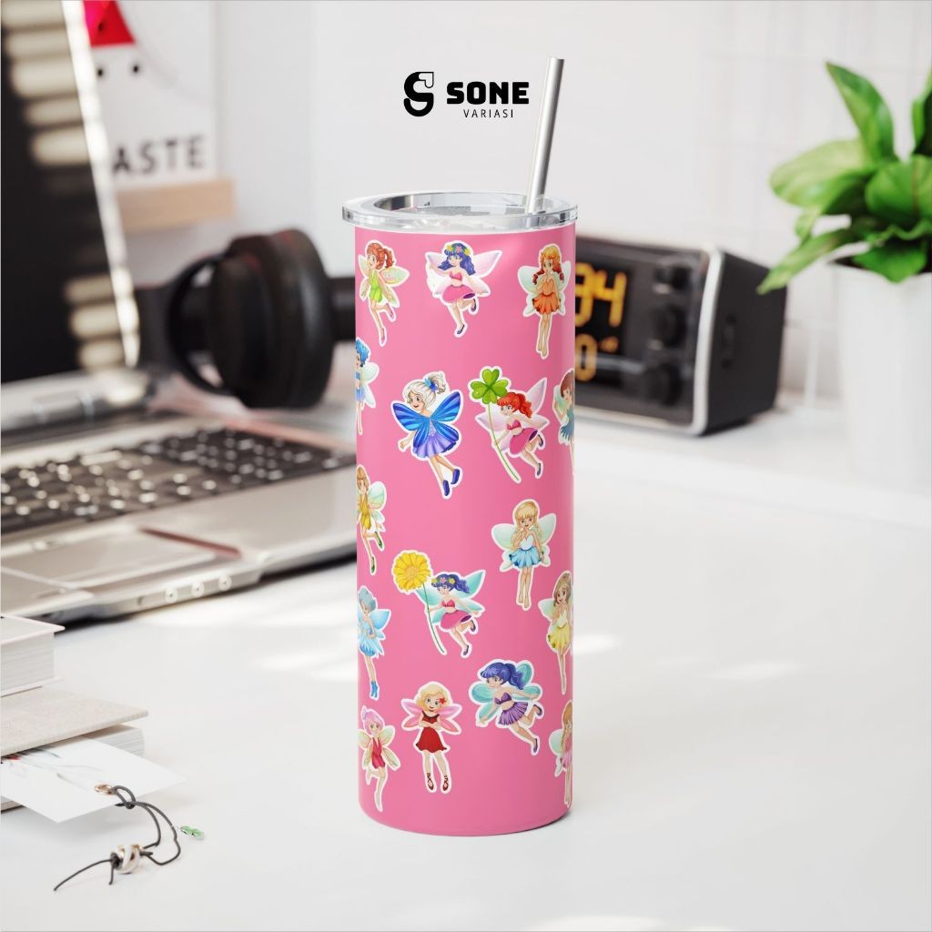 

Sticker Pack Elf Fairy Aesthetic Paper Vinyl Waterproof Dekorasi Stiker Laptop Buku Journal Koper