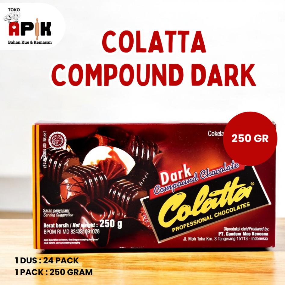 

Colatta Dark Compound Chocolate / Strawberry 250 GRAM