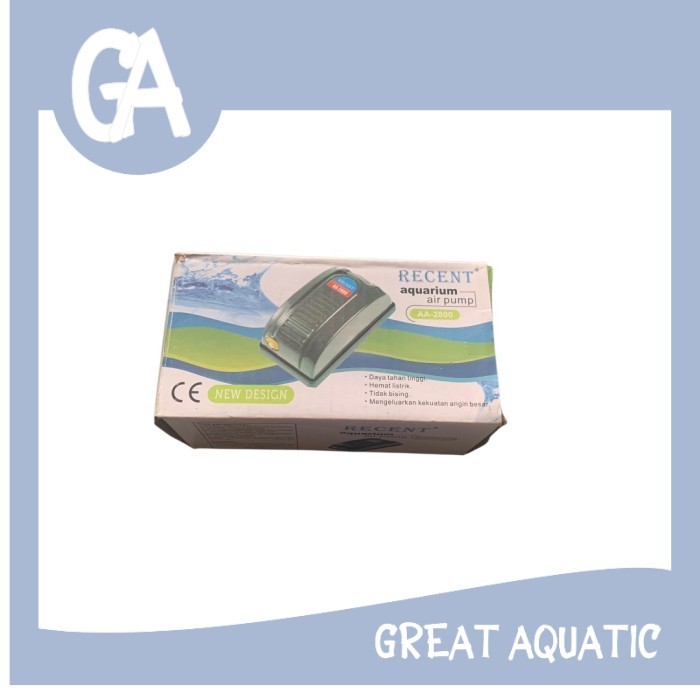 Pompa udara aerator 1 lubang RECENT AA 2800 air pump aquarium