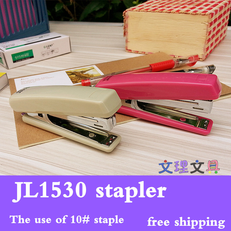 

High Quality 3 Colors 10# Metal Standard Stapler With Staples School Office Binding Supplies1530