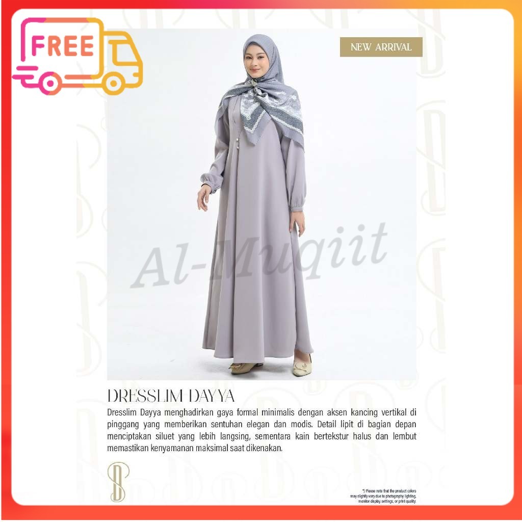 DISKON RABBANI ORI New Dresslim Gamis Dewasa Rabbani Ori Dresslim Dayya Al-Muqiit.Shop