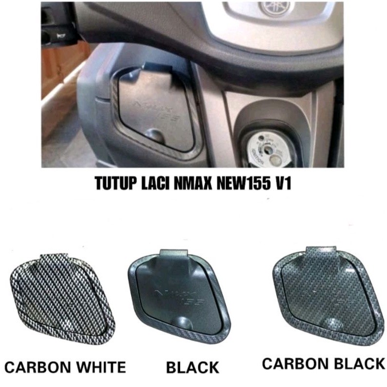 Tutup Laci Nmax Carbon New Cover Laci Nmax New Carbon Cover Tutup Bagasi Saku Laci New Tutup