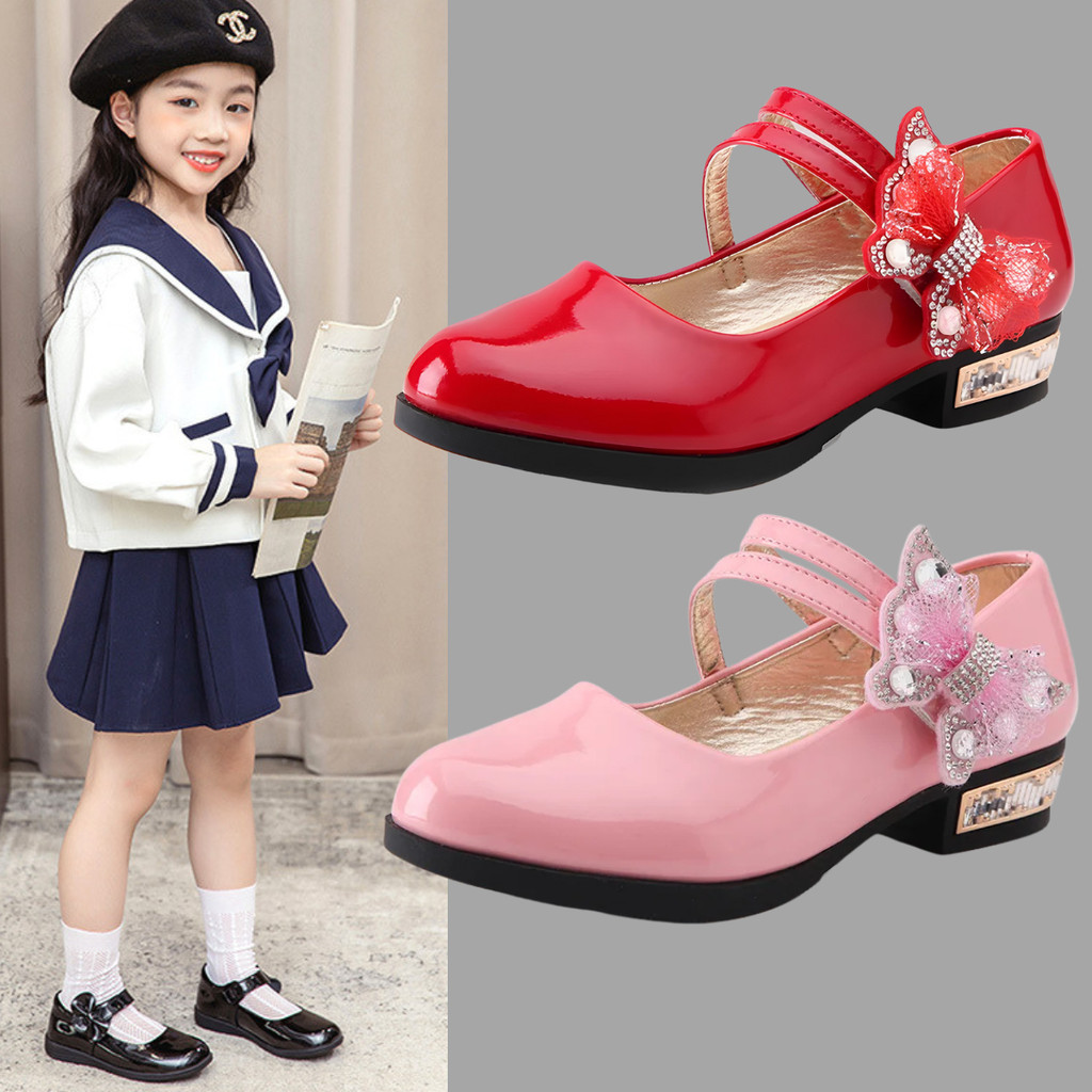 Sepatu DocMart Polos Anak Perempuan Terbaru Loafers Viral Kekinian Casual