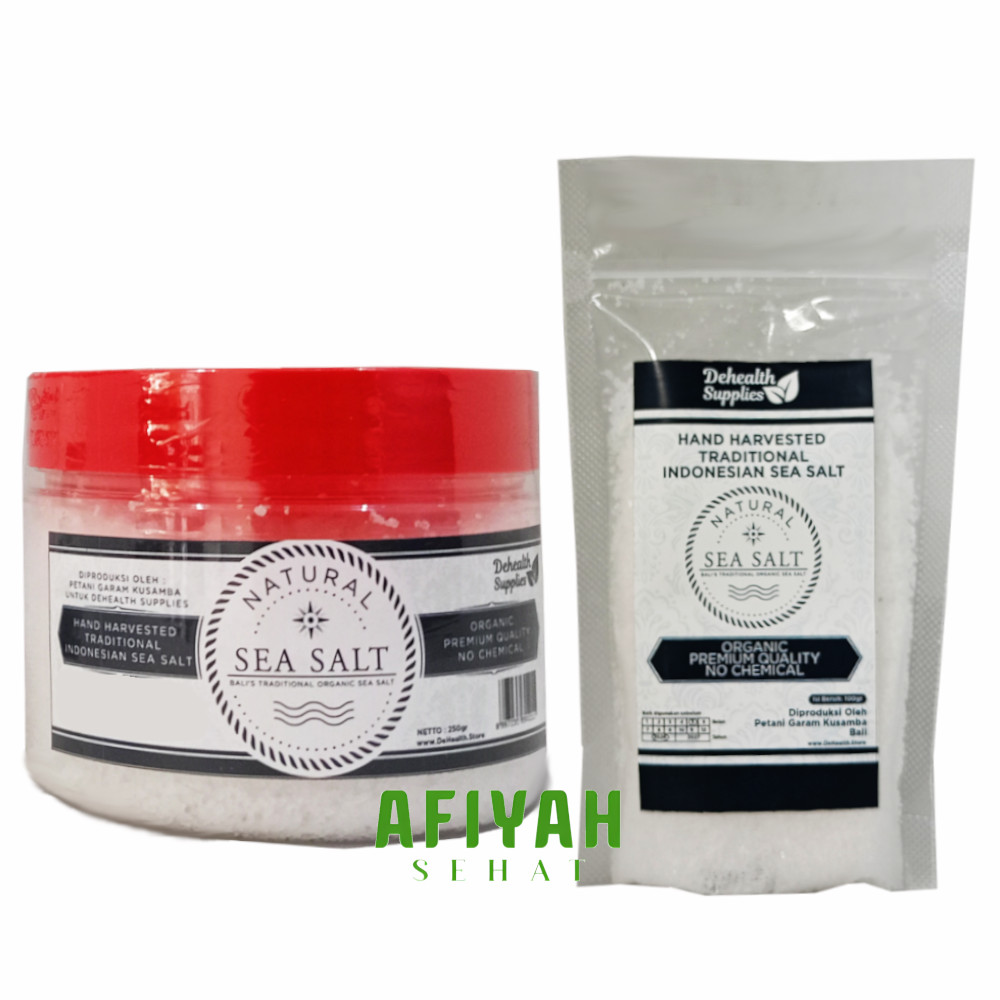 

Garam Kusamba Natural Sea Salt Dari Dehealth Supplies Organik Premium Cocok Untuk Masakan Sehat