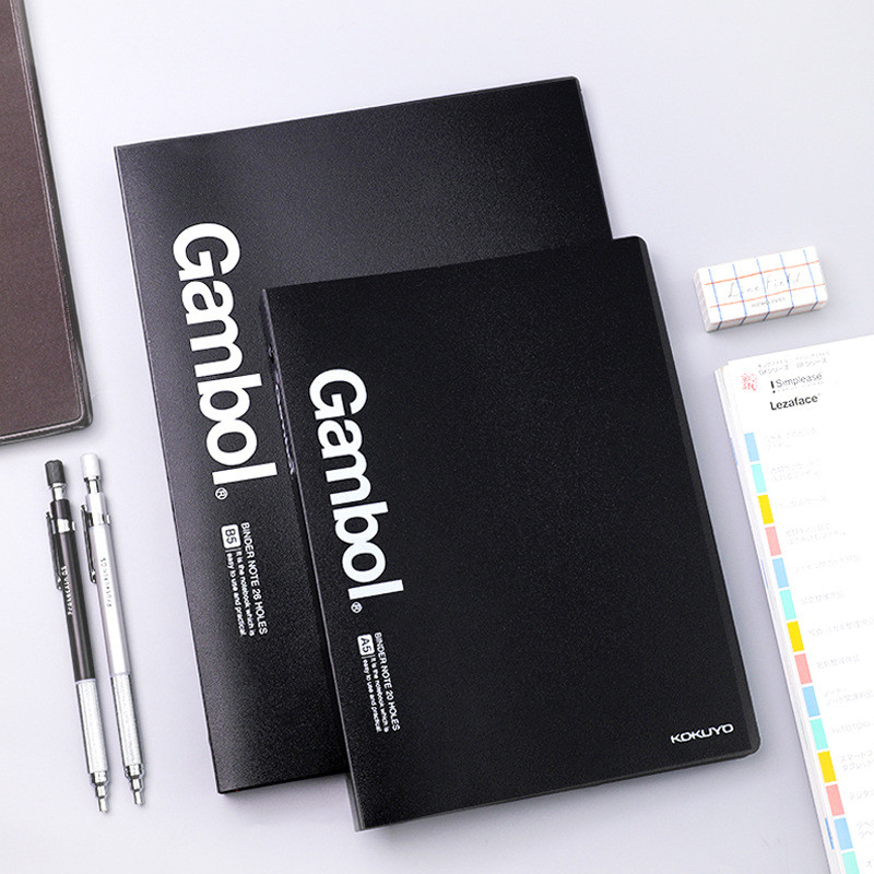 

1pc Japan KOKUYO Gambol Black Loose-leaf Notebook 26-hole Shell Detachable A5/B5 Two Styles Are Available