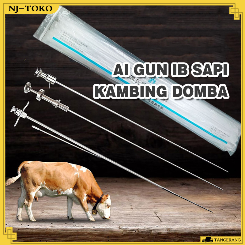 Spuit Inseminasi Alat Kawin Inseminasi Sapi Kambing Domba Tahan Lama AI Gun IB Sapi Alat Inseminasi 
