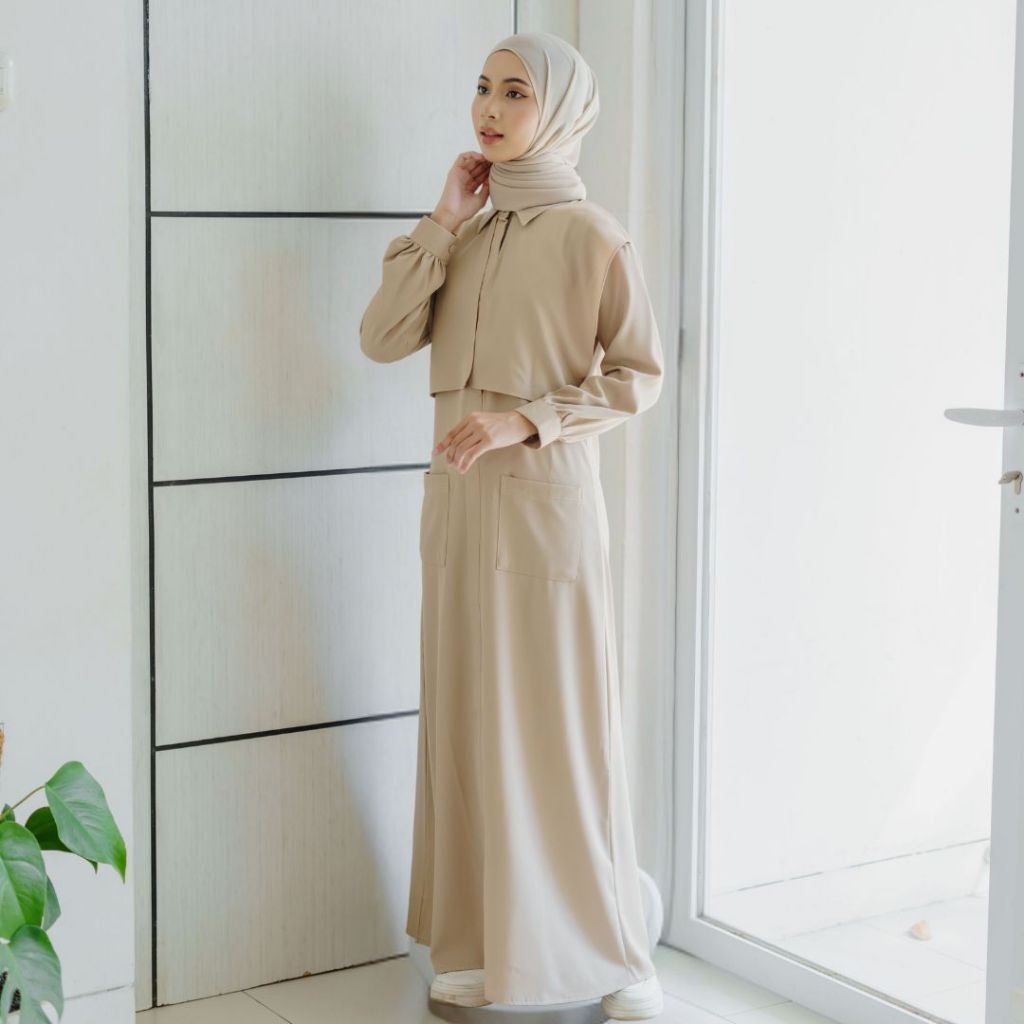 CAYLIN |  Ruby Dress | Dress Muslim Wanita (Ready Stock ) PROMO