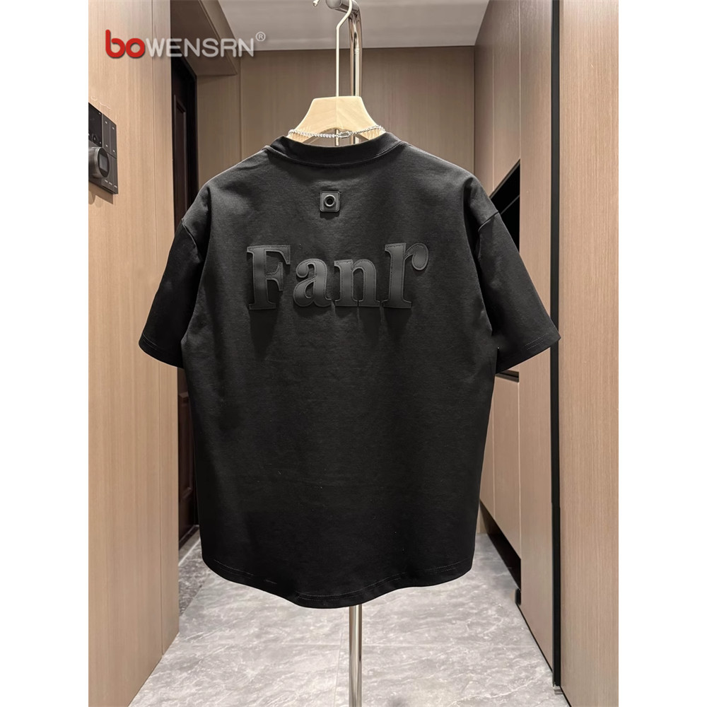 T-Shirt Lengan Pendek Seksi Untuk Pria 2025 Baru Musim Panas Longgar Round Round Round Casual T-Shir