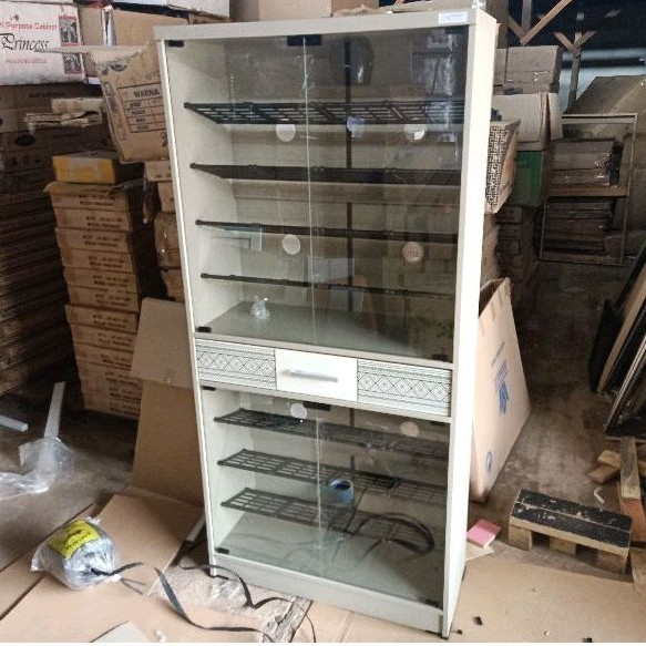 Lemari Sepatu Kaca Rak Sepatu 2 Tingkat "Harmony" LS709/609