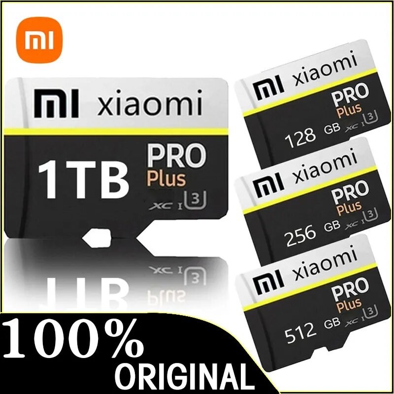 Original XIAOMI Memory SD Card 128GB 256GB 512GB 1TB High Speed Class10 SD/TF Flash Card For Camera/