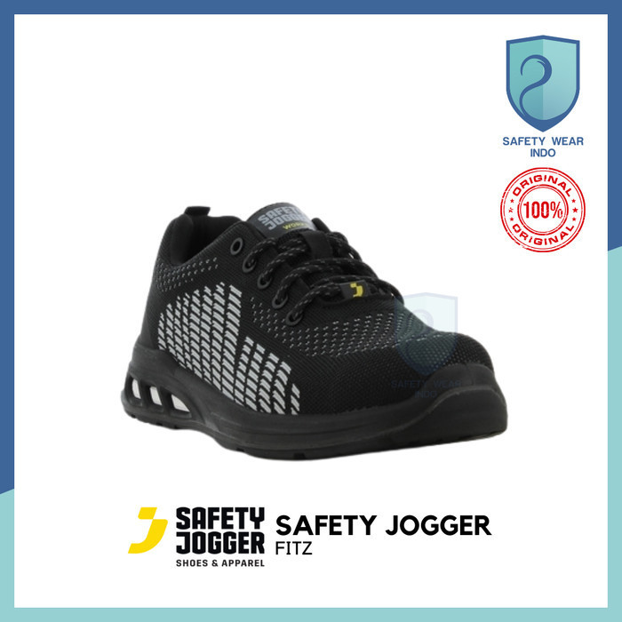 Sepatu Safety Safety Jogger - Fitz - Hitam