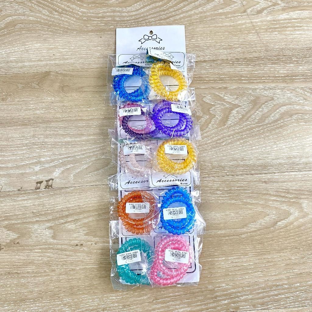 Karet Spiral Jumbo / Ikat Rambut Spiral Kekinian