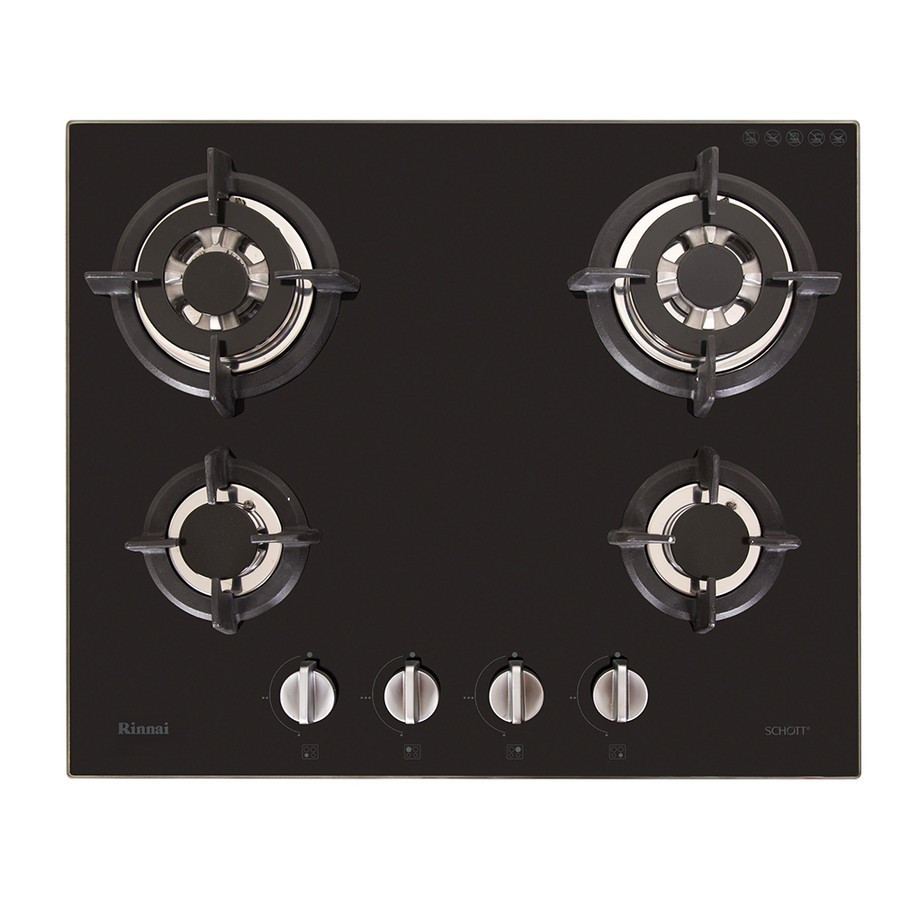 promo spesial RINNAI RB-64G Kompor Gas Tanam 4 Tungku Built In Hob
