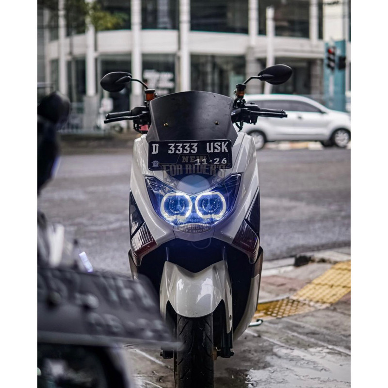 LAMPU DEPAN / HEADLAMP CUSTOM DOUBLE PROJECTOR BILED YAMAHA NMAX OLD 155