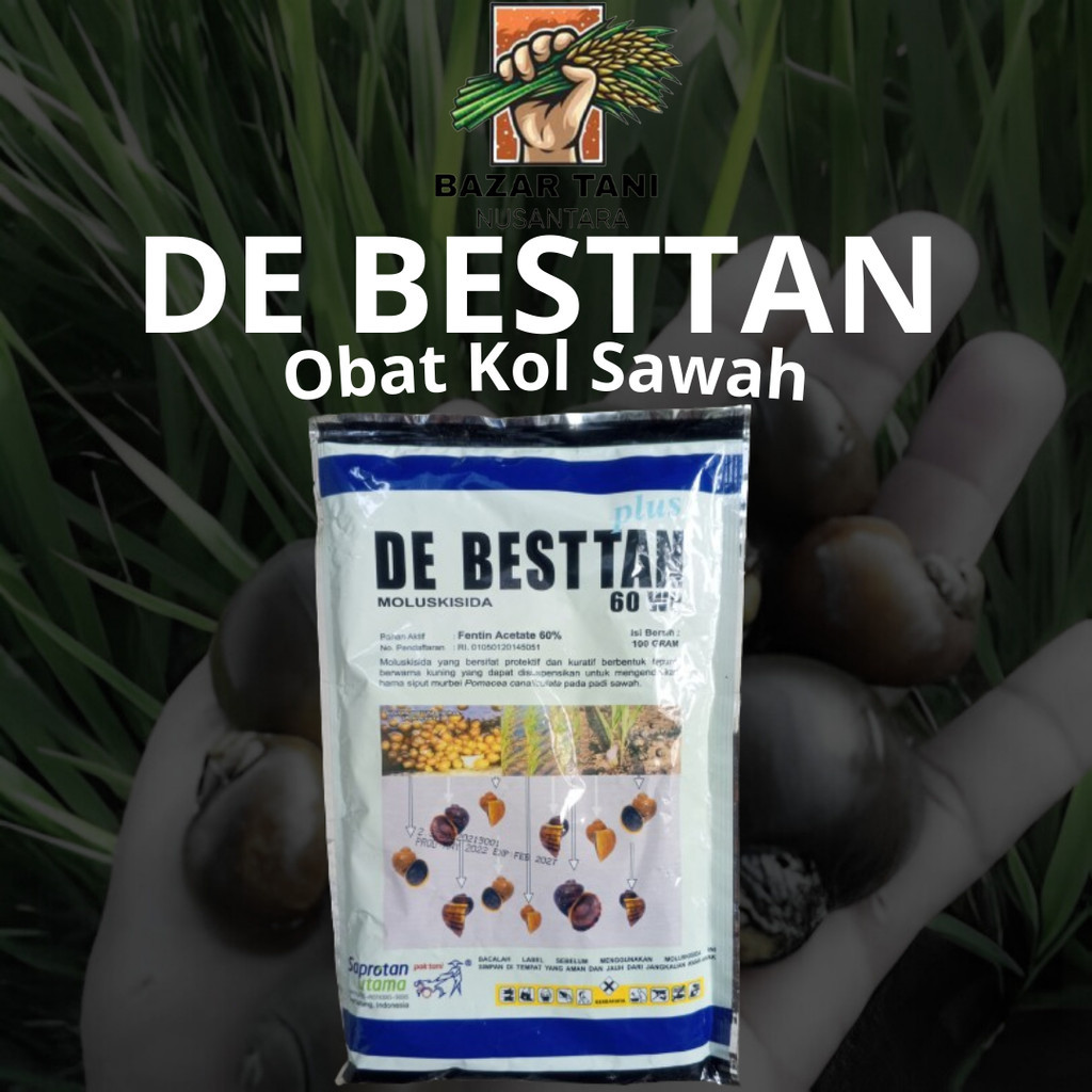 Obat keong sawah racun keong sawah DE BESTAN debestan de besttan obat kol sawah fentin asetat