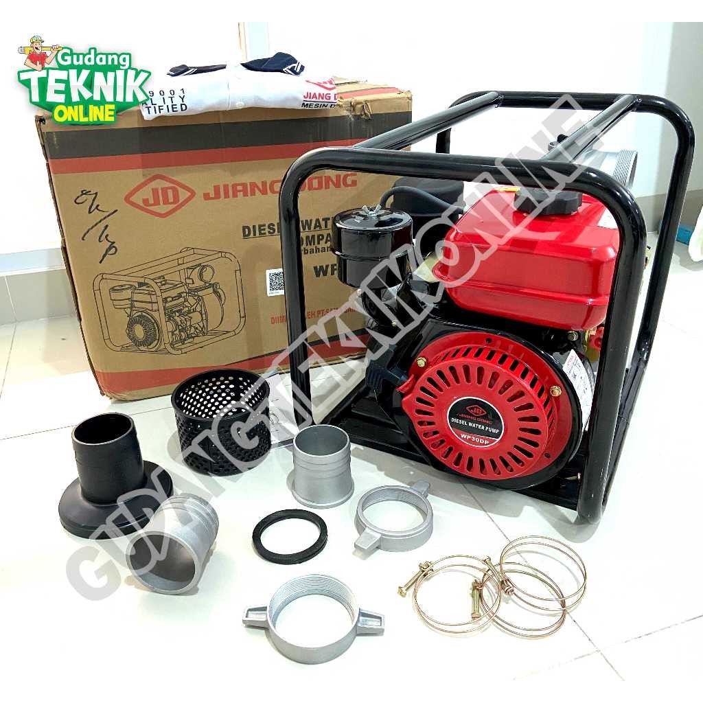 Water Pump 3" JIANGDONG WP30DP DIESEL SOLAR / Waterpump Waterpump Alkon Pompa Air Irigasi Sawah 3 In