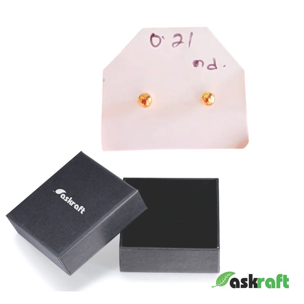 Askraft Anting Tindik Bayi Anting Tusuk Anak Anting Emas Asli Anting Murah
