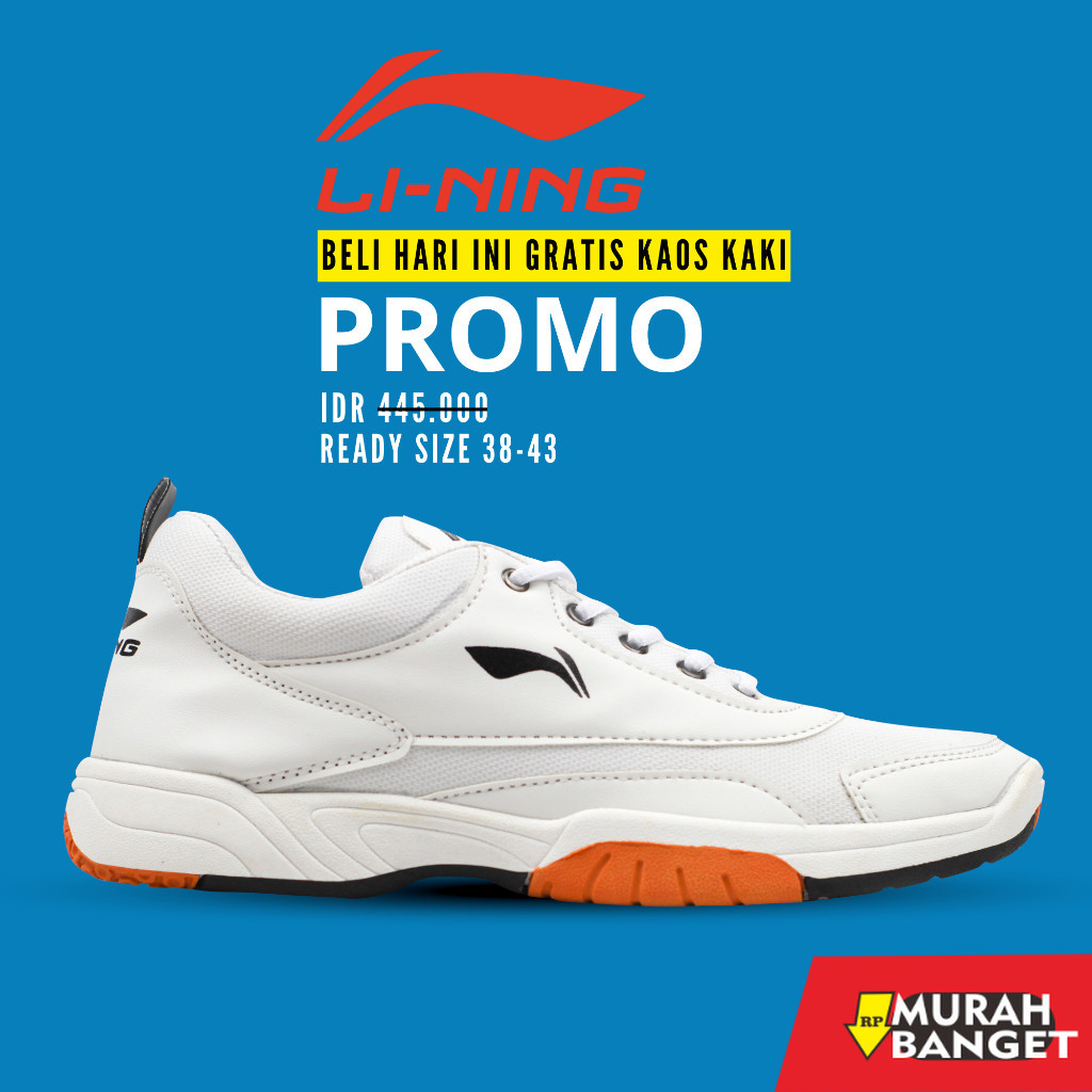 Sepatu olahraga- Sepatu Badminton Lining Olahraga Grade Original Pria Wanita Terbaik