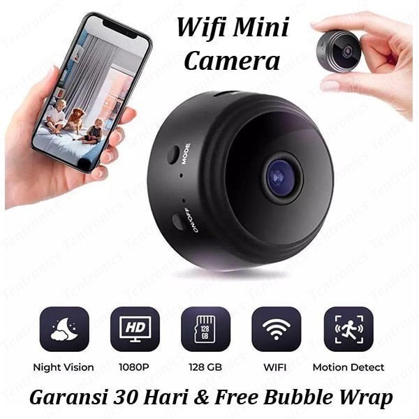 Spy IP HD Mini Camera Kamera CCTV Gantung Night Vision 360eyes TPB