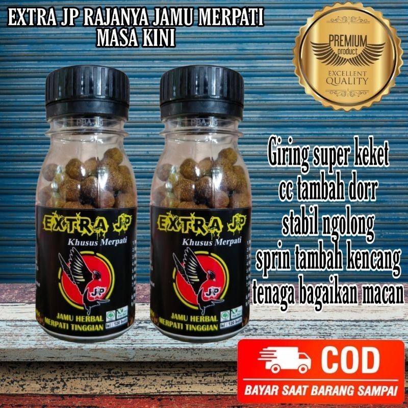 JUAL EXTRAJP JAMU BURUNG MERPATI TINGGIAN KOLONG MERPATI BALAP EXTRA JP 1BOTOL ISI 120 BUTIR SEMANTI