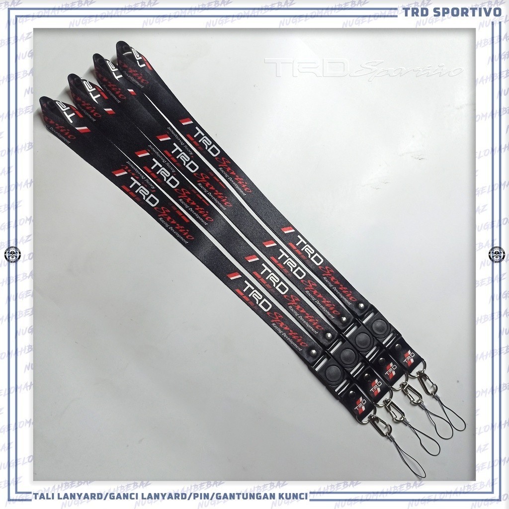 

TALI LANYARD GANTUNGAN ID CARD/HP/KUNCI/DLL.. TRD SPORTIVO